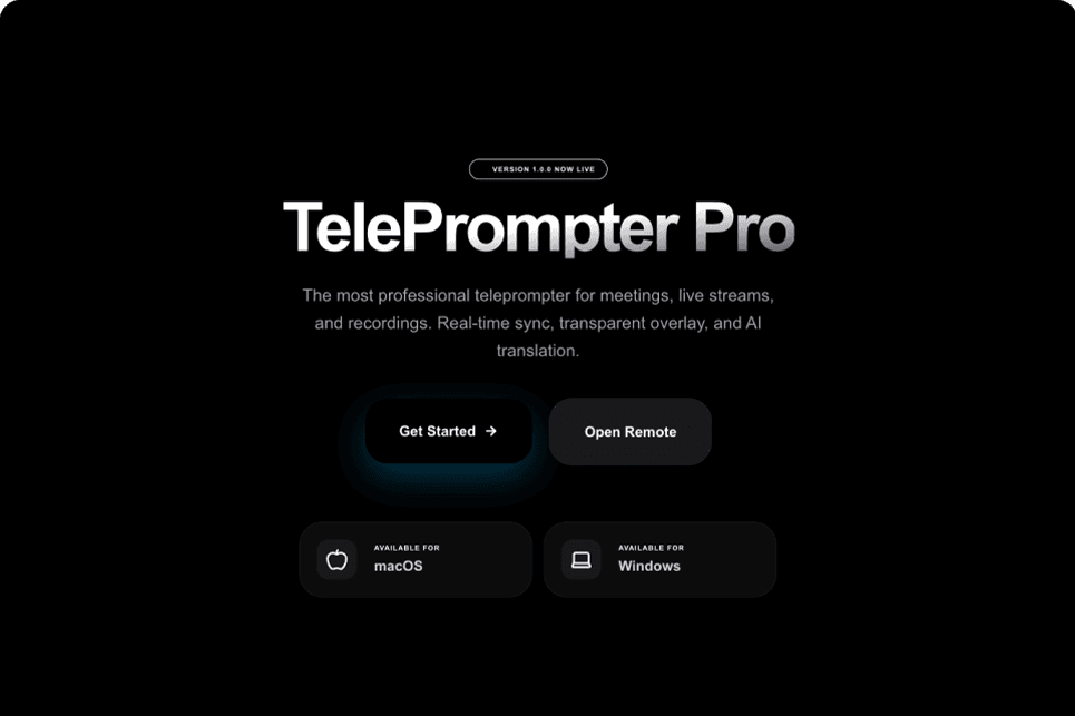 Tele Prompter Pro