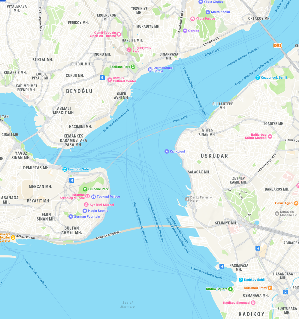 A map highlighting Arham's current location
