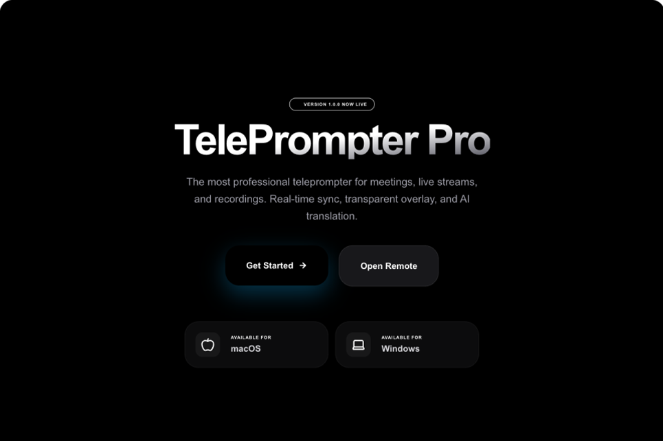 Tele Prompter Pro
